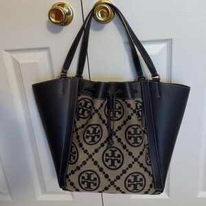 Tory Burch T-Monogram Oversized Dragonfly Tote